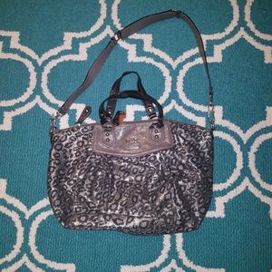 Ocelot Print Coach Purse